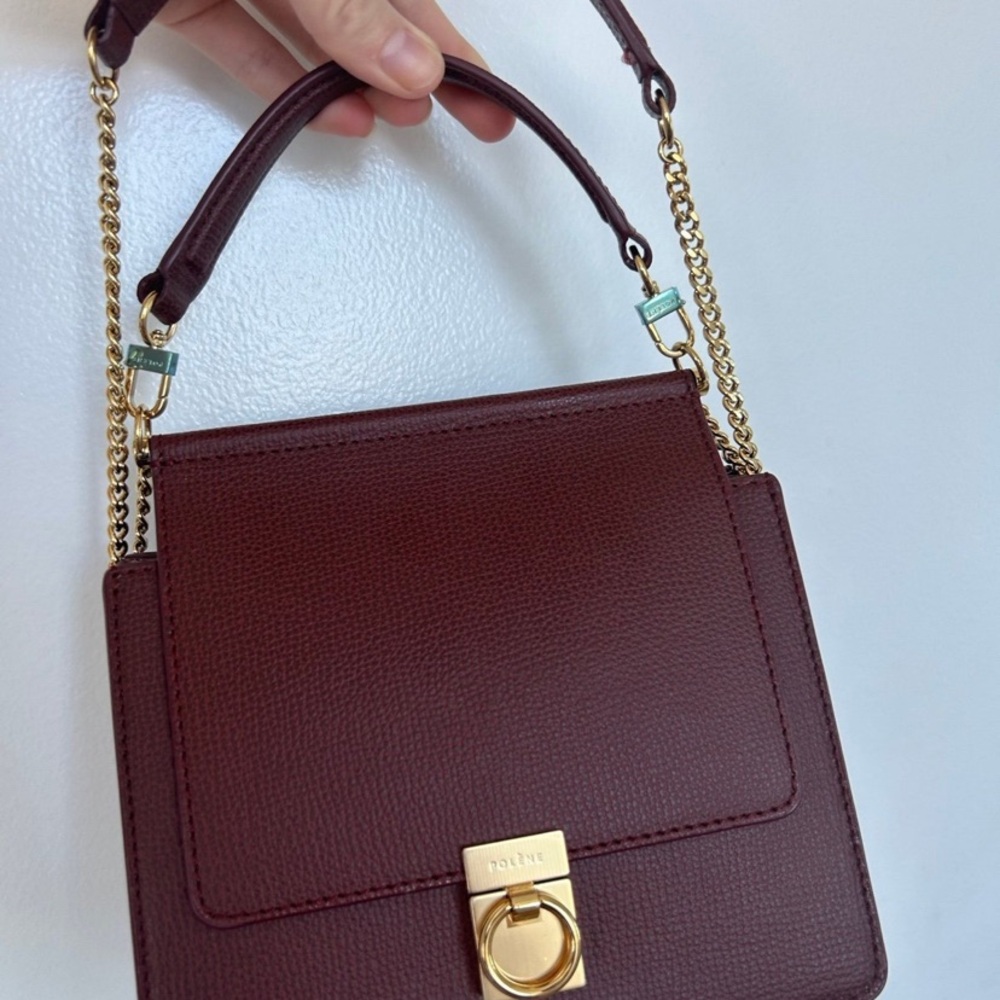 Polène Mini Sept in Smooth Burgundy - Picture 8 of 9
